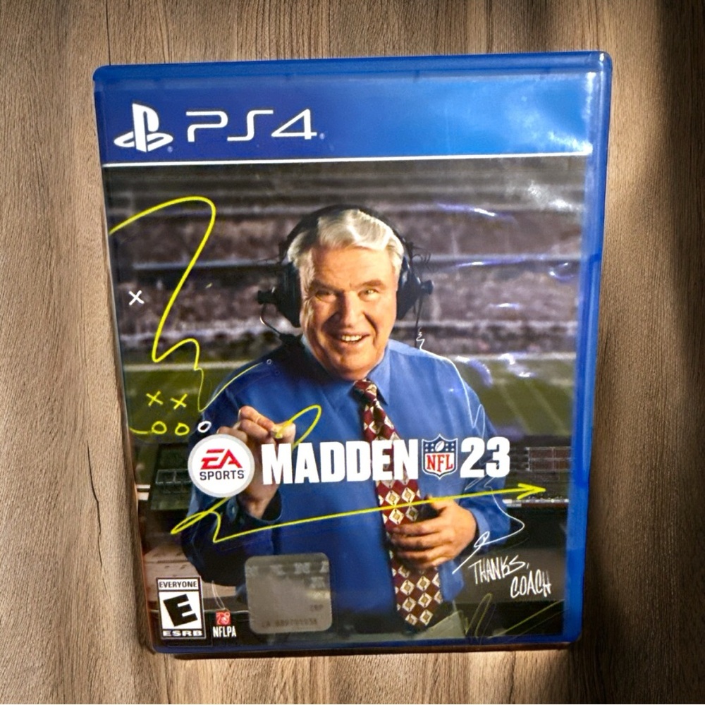 Madden NFL 23 PS4 Game - Blue Case
